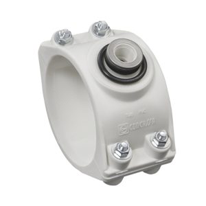 ABRAZADERA 2 CPOS. TERMOP. PP - PVC 110 - 15 4P - CONCYSSA