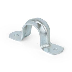 ABRAZADERA GALVANIZADA LIVIANA DE 2 OREJ. 1 1/2" - TAIWAN