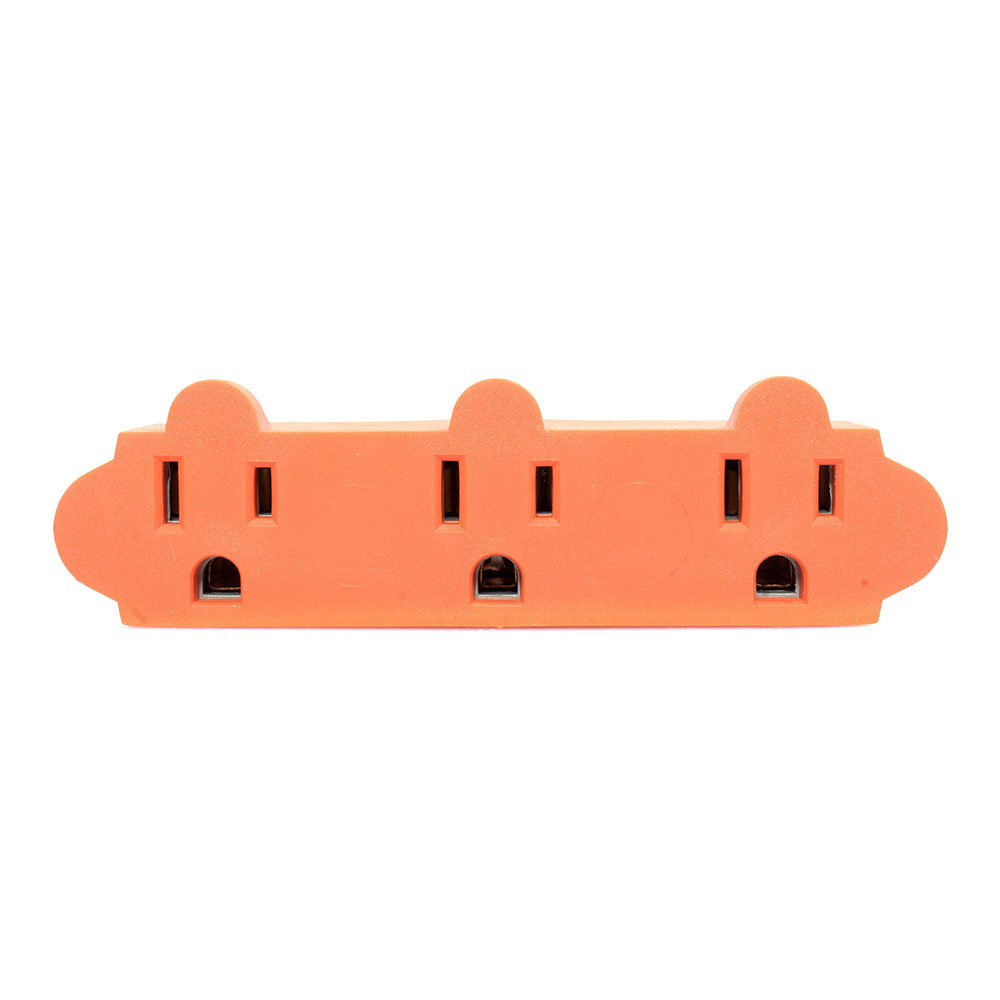 ADAPTADOR PARA TOMACORRIENTE 15AMP. (NARANJA) - FIREFLY