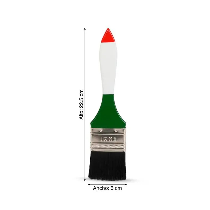 BROCHA BARNIZ 2" (MANGO MADERA - VERDE) - TUMI