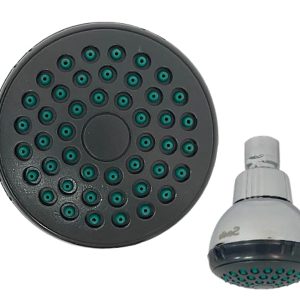 CABEZA DE DUCHA 3" + BRAZO 15CM (GRIS - VERDE) - SEVILLA