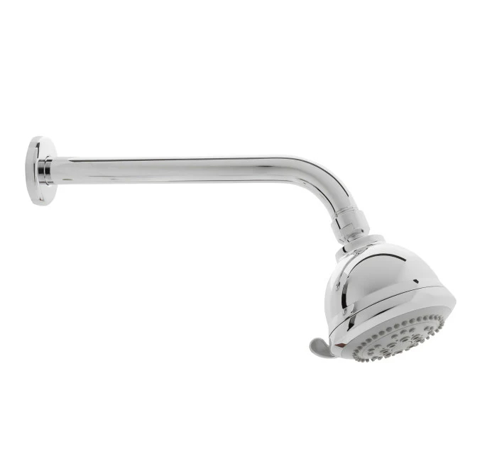 CABEZA DE DUCHA 3" C/MASAJE ALPHA-C + BRAZO DE 15CM - SEVILLA