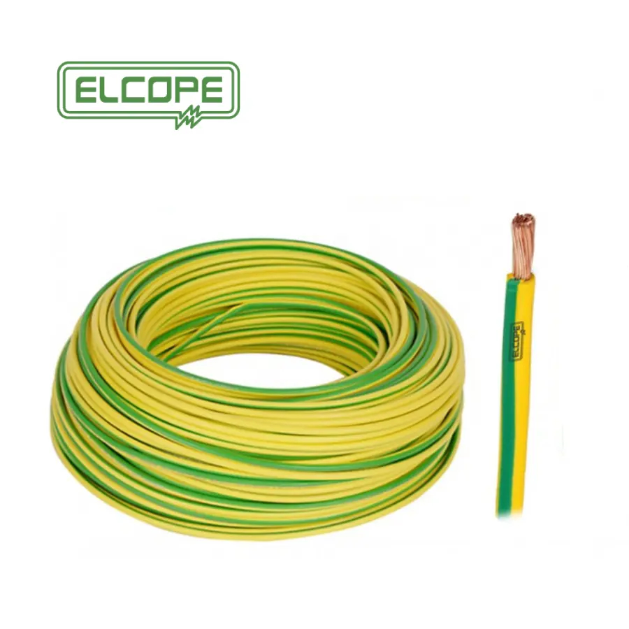 CABLE N2XOH 16MM (0.6/1)KV 90 COLOR AMARILLO/VERDE - ELCOPE