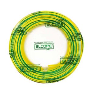 CABLE TIERRA LSOH-80 2.5MM2 450/750V COLOR AMA/VER (RLL. X 100MTS) - ELCOPE