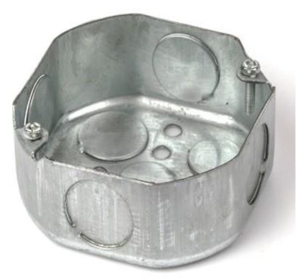 CAJA OCTAGONAL ESTANDAR FºGº 100 X 40 C.S 3/4" ESP. 1/2"7 - ARVIIL