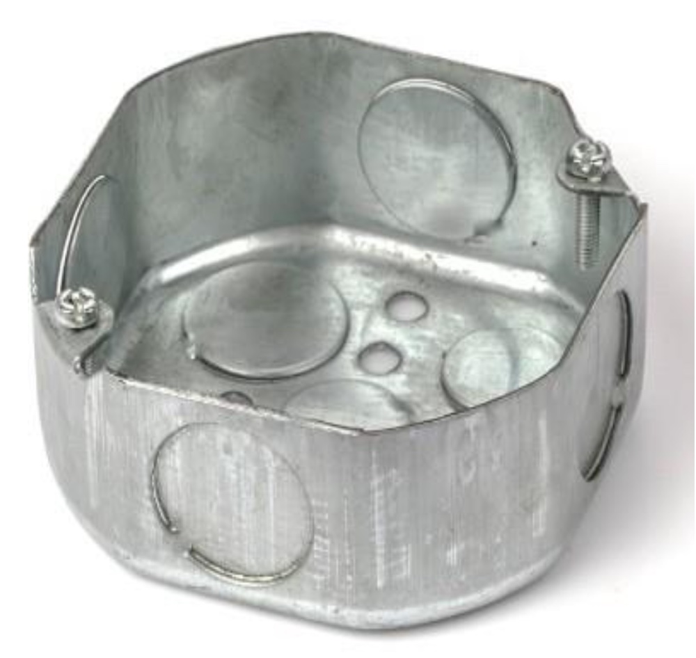 CAJA OCTAGONAL ESTANDAR FºGº 100 X 40 C.S 3/4" ESP. 1/2"7 - ARVIIL