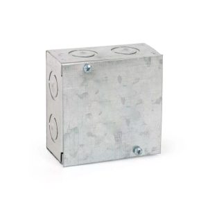 CAJA DE PASE 4 X 4 X 2 (10 X 10 X 5CM) C.S 3/4" ESP. 1/2"7 - ARVIIL
