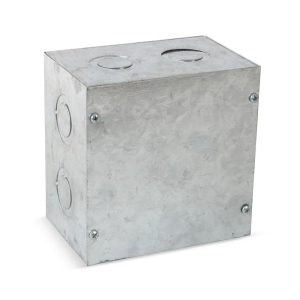 CAJA DE PASE METALICO DE 12" X 6" X 4" (30 X 15 X 10CM) C/SALIDA 1" - NACIONAL