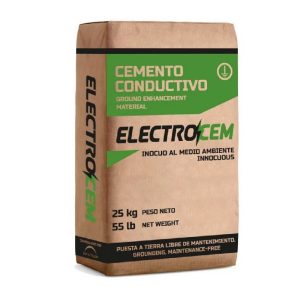 CEMENTO CONDUCTIVO ELECTROCEM 25 KG. - ELECTROCEM