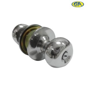 CERRADURA T/BOLA CROMADA P/BAÑO S/LLAVE - C&A