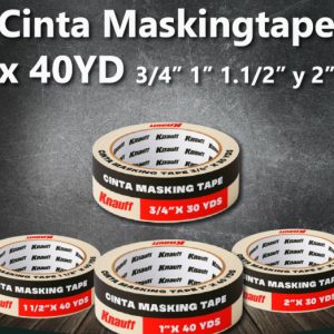 CINTA MASKING 1" X 30YDS - KNAUFF