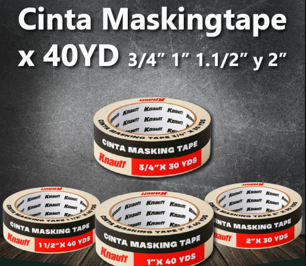 CINTA MASKING 1" X 30YDS - KNAUFF