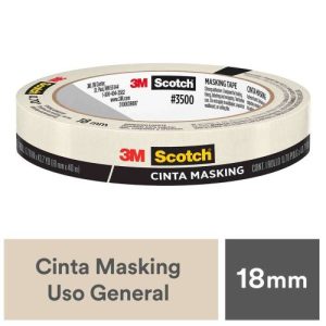 CINTA MASKING TAPE 3/4" X 18MM - 3M