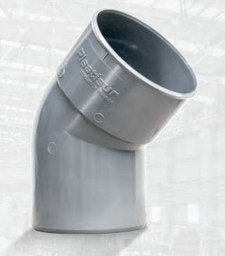 CODO PVC SAL 45º X 2" - PLASTISUR