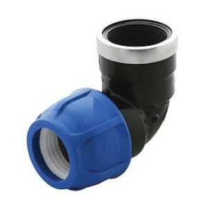 CODO HDPE COMPRES. 32MM X 3/4" RH - POELSAN