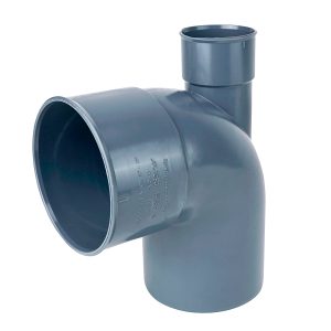CODO VENTILACION PVC SAL 4" A 2" - PLASTISUR