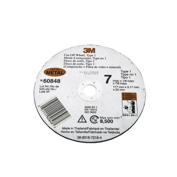 DISCO CORTE METAL DE 4 1/2" - 1MM - 7/8" XC - 0020 - 62617 - 3M