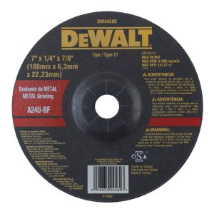 DISCO DESBASTE METAL DE 7" DW44580 - DEWALT