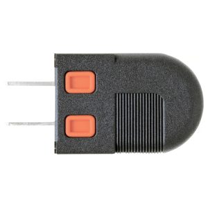 ENCHUFE PLANO 2P - 15A - 250V AC - COLOR NEGRO - BTICINO