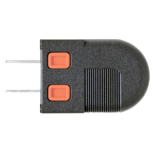 ENCHUFE PLANO 2P - 15A - 250V AC - COLOR NEGRO - BTICINO
