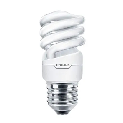 FOCO AHORRADOR ESPIRAL ECO TWISTER 12W - 50W CDL E27 LUZ BLANCA - PHILIPS