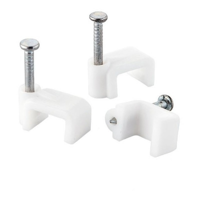 GRAPA P/CABLE CUADRADO 5MM X 100PCS. - STRONGER