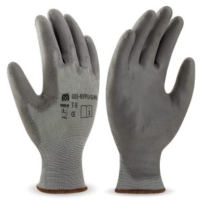 GUANTES DE TELA + GOMA GRIS (ECO) - ALDAIR
