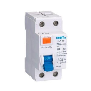 INTERRUPTOR DIFERENCIAL NL1 - 63. 2P. 30 MA. 25 A - CHINT