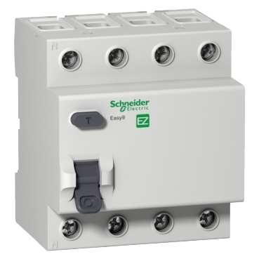 INTERRUPTOR DIFERENCIAL EASY9 - RCCB 4P C25 - SCHNEIDER