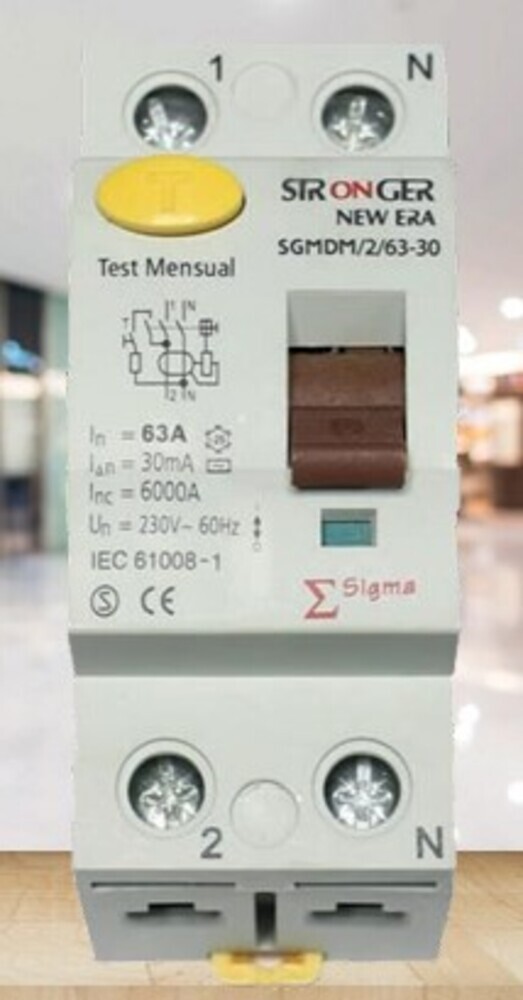 INTERRUPTOR DIFERENCIAL NEW ERA SGMDM/2/25 - 30MA - STRONGER