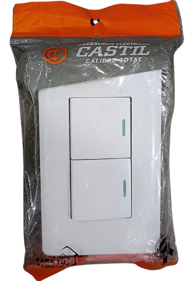 INTERRUPTOR DOBLE - CASTIL