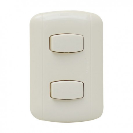 INTERRUPTOR DOBLE 10A. 250V DOMINO AVANT - BTICINO