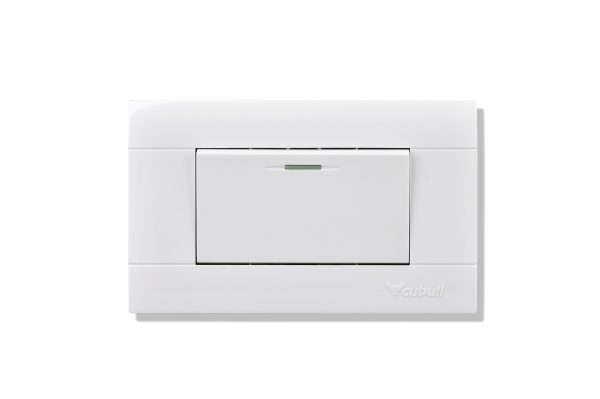 INTERRUPTOR SIMPLE ANCHO A3-003 (BLANCO) - CUBULL
