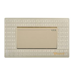 INTERRUPTOR SIMPLE ANCHO A6-003 (DORADO) - CUBULL