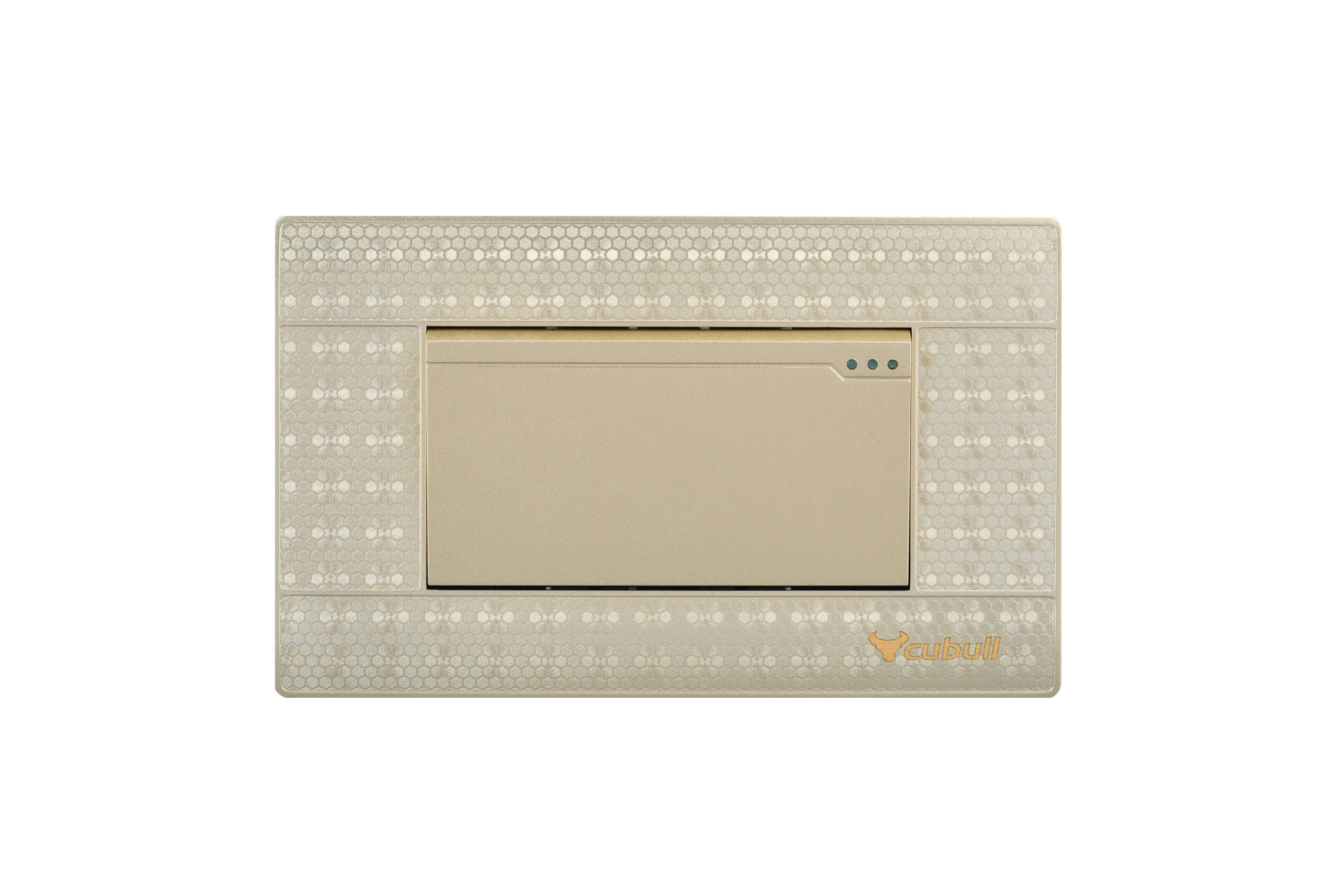 INTERRUPTOR SIMPLE ANCHO A6-003 (DORADO) - CUBULL