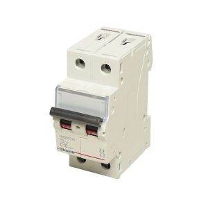 INTERRUPTOR TERMOMAGNETICO BTDIN ESTANDAR 2 X 20A CURVA C 10/6KA 220/400VAC - BTICINO