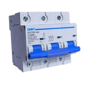 INTERRUPTOR TERMOMAGNETICO. DZ158 - 125 3P 100A. 10KA - CHINT