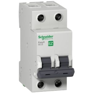 INTERRUPTOR TERMOMAGNETICO EASY9 - MCB 2P C10 - SCHNEIDER