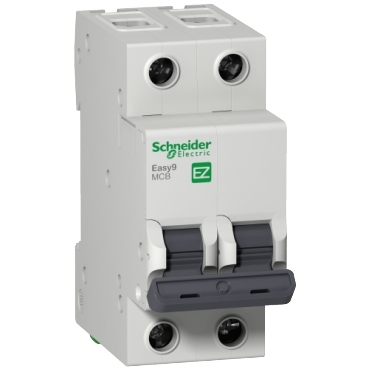INTERRUPTOR TERMOMAGNETICO EASY9 - MCB 2P C10 - SCHNEIDER