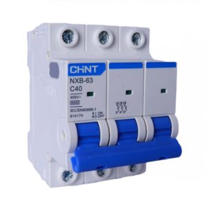 INTERRUPTOR TERMOMAGNETICO. NXB - 63 3P 40A. 6KA - CHINT