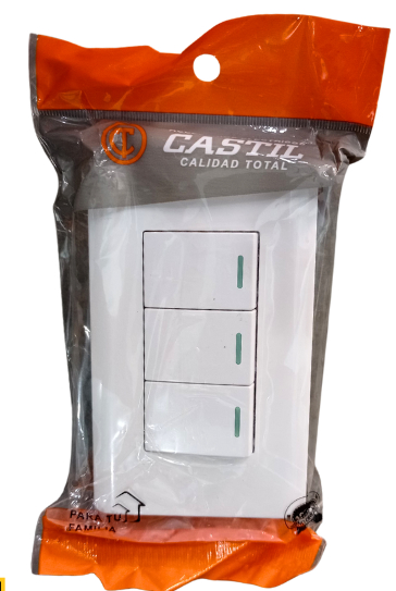 INTERRUPTOR TRIPLE - CASTIL