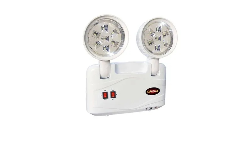 LAMPARA DE EMERGENCIA 14 LED SMD 4V 2.5 AMP. 170LM 8Hrs. OPALU X