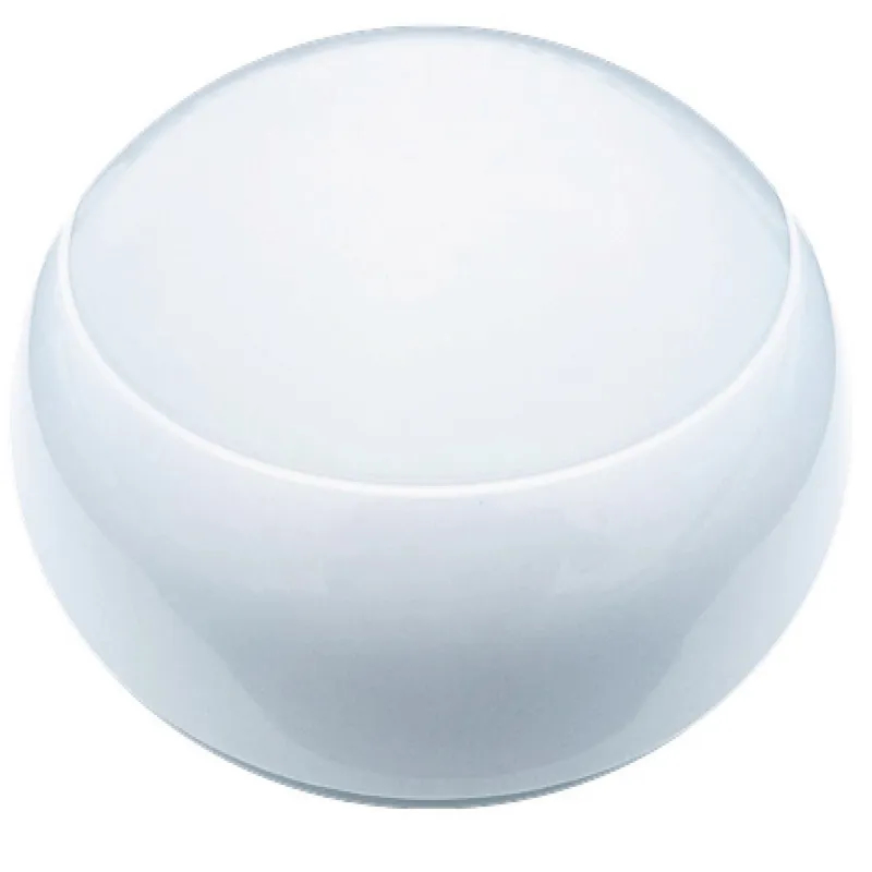 LAMPARA EXTERIOR REDONDA TIPO PLAFON BLANCA IP65 LED LUZ FRIA 24W 1.900LM 50.000Hrs. DIXON