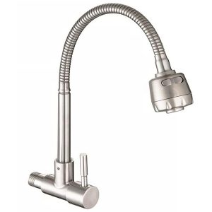 LLAVE LAVADERO PARED CRISTINA CON AEREADOR TIPO INOX - SEVILLA