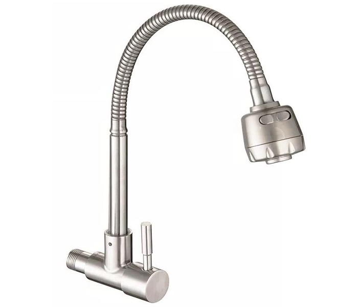 LLAVE LAVADERO PARED CRISTINA CON AEREADOR TIPO INOX - SEVILLA