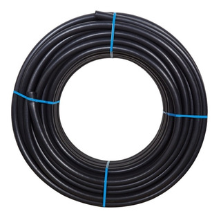 MANGUERA HDPE C-10 3/4" (25MM) NEGRO ROLLO X 100 MTR - CALPLAS