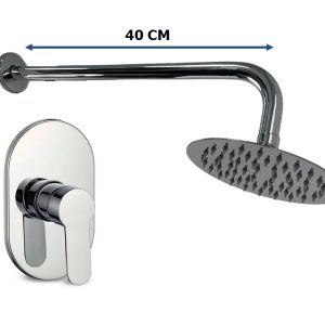 MEZCLADORA MONOCOMANDO DUCHA OVAL DUBAI - SEVILLA