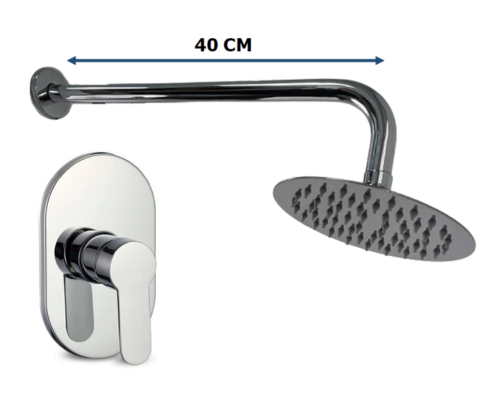 MEZCLADORA MONOCOMANDO DUCHA OVAL DUBAI - SEVILLA