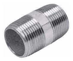 NIPLE DE Fº.GALVANIZADO 1 1/2" X 2" - MECH
