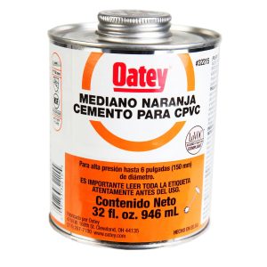 PEGAMENTO 946ML 32 OZ ( 1/4 GLN ) NARANJA - OATEY
